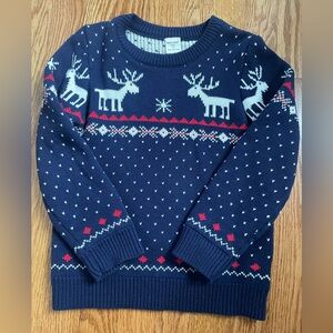 4T Reindeer holiday sweater